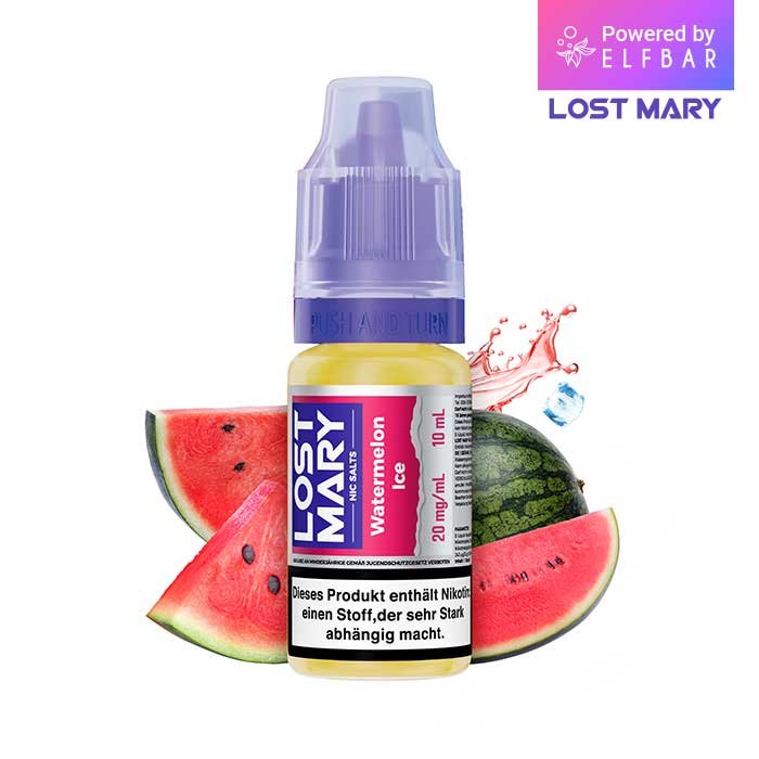 Lost Mary - Nikotinsalz-Liquid - Watermelon Ice | Nikotinsalz-Stärke : 20mg