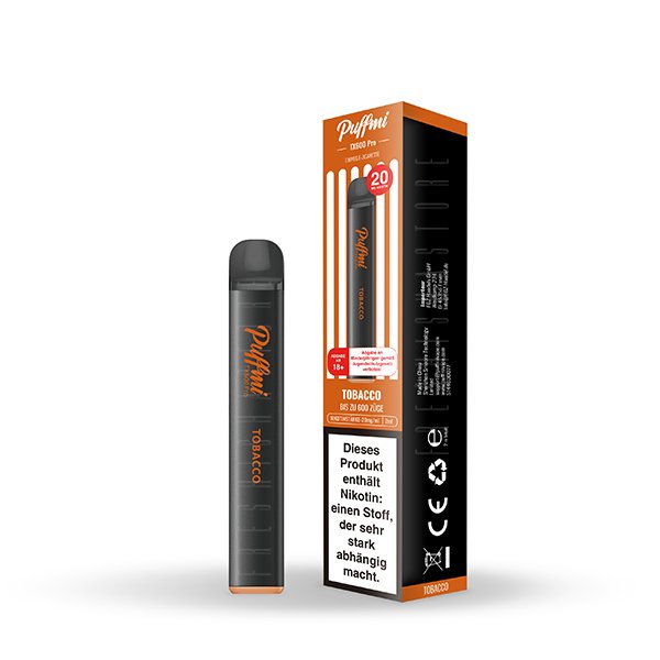 puffmi-tx600-pro-tobacco-einweg-vape-2 PUFFMI - TX600 Pro - Tobacco