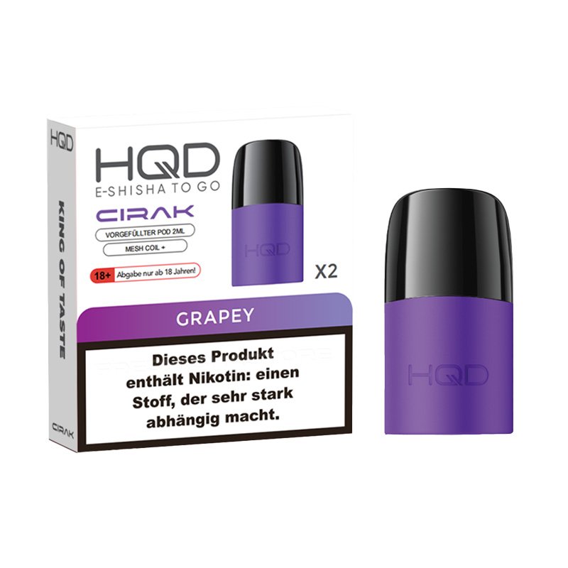 HQD - Cirak - Prefilled Pod - Grapey - 2ml - 2er Pack