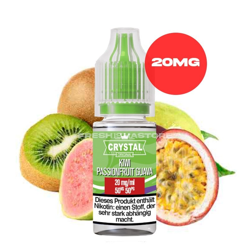 SKE - Crystal Liquid - Kiwi Passionfruit Guava - Nikotinsalz Liquid - 10ml - 20mg