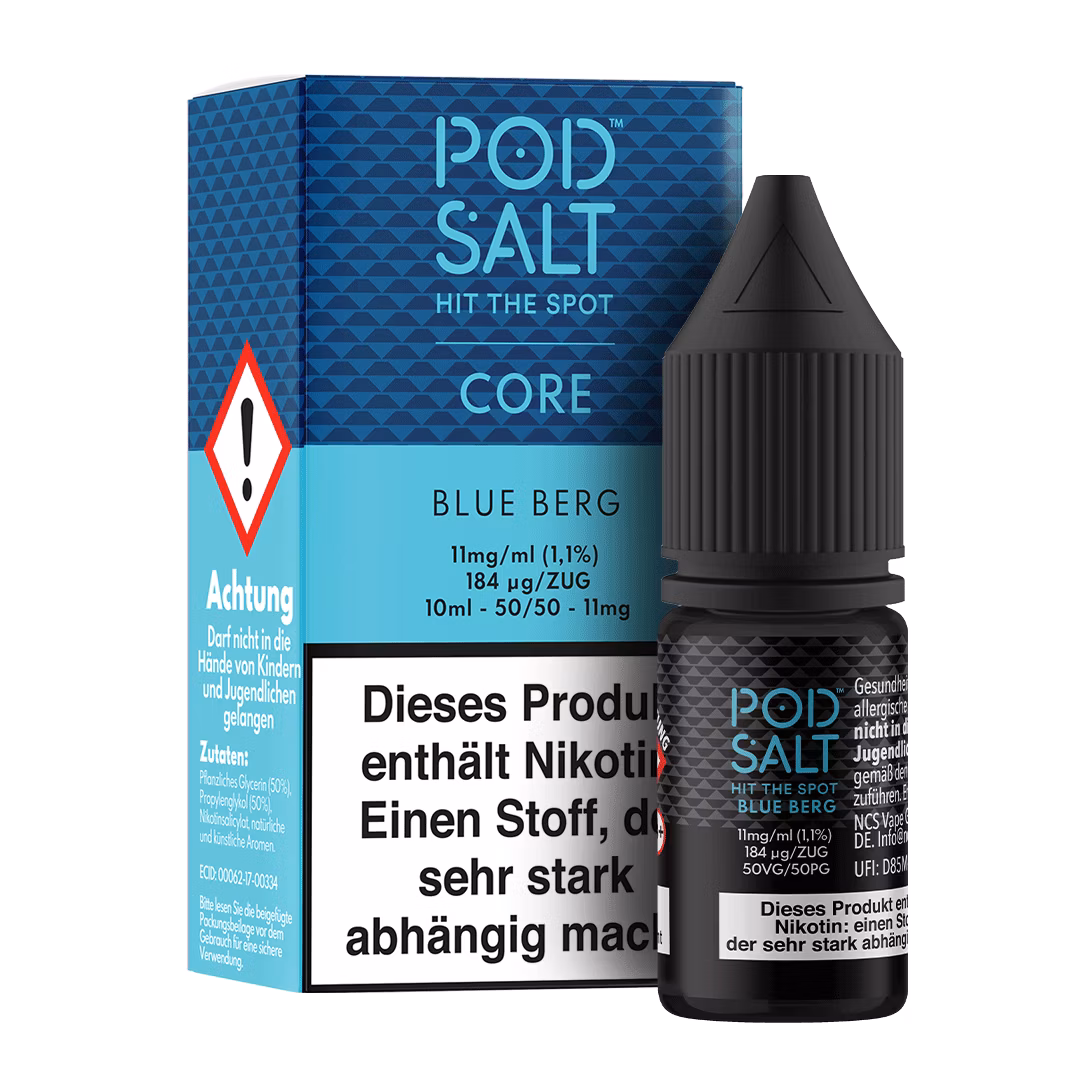 Pod Salt - Core - Blue Berg - Nikotinsalz-Liquid - 10ml - 11mg