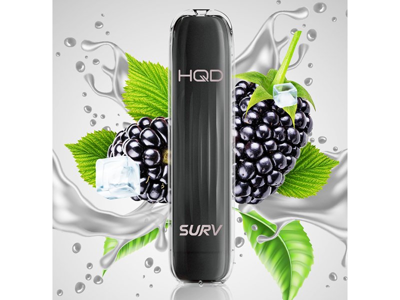 HQD - SURV - Einweg E-Zigarette - Blackberry Ice - 20mg HQD - SURV - Einweg E-Zigarette - Blackberry Ice - 20mg