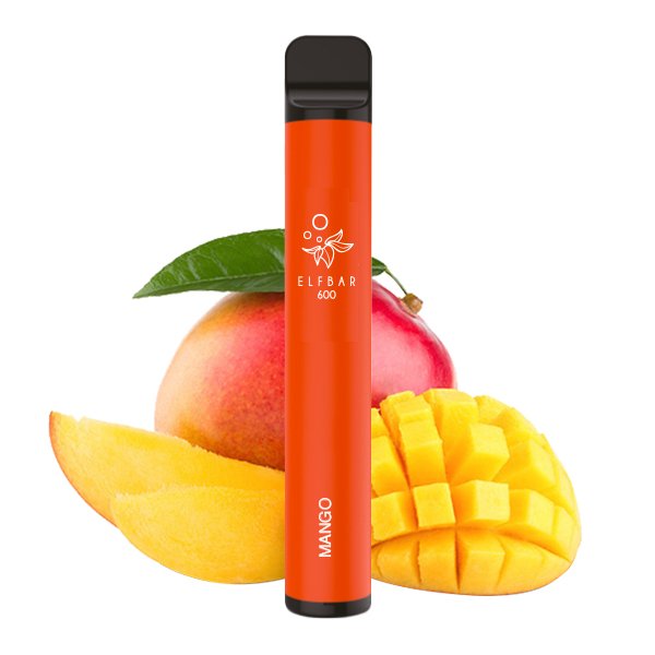 elf-bar-600-einweg-ezigarette-mango Elf Bar 600 Einweg E-Zigarette - Mango - 20mg