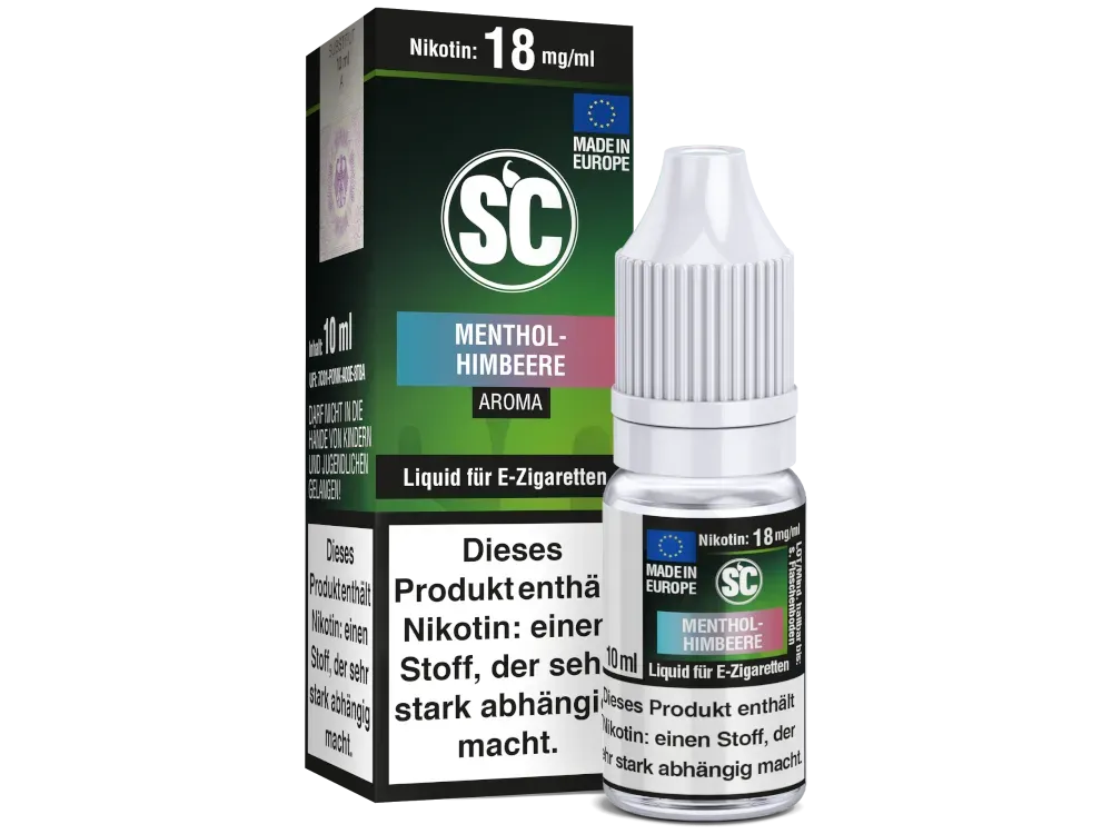 SC - Menthol-Himbeere- Nikotin Liquid - 10ml - 0mg