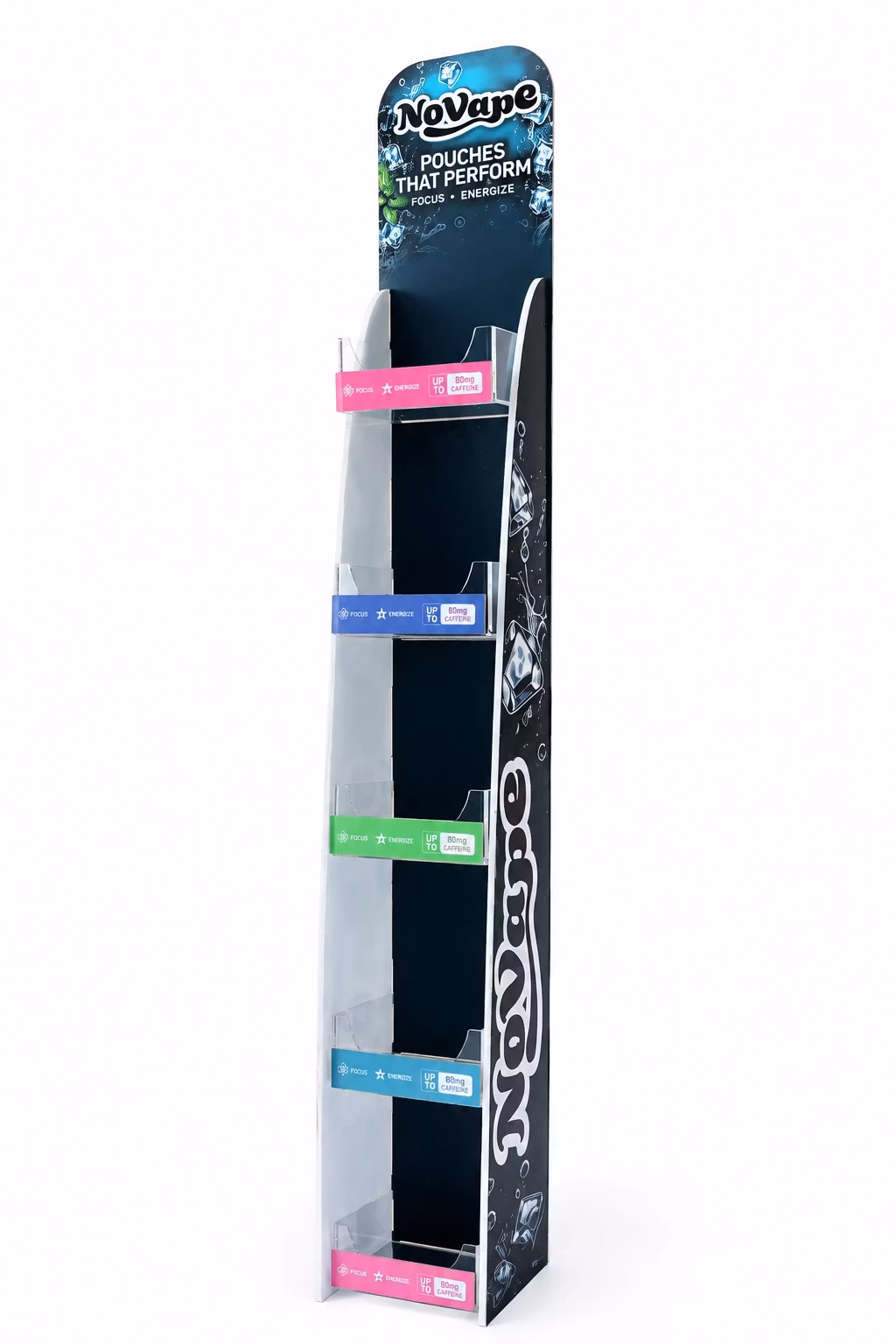 NoVape - Display - Acryl (1-teilig) - 8x58 cm NoVape - Display - Acryl (1-teilig) - 8x58 cm