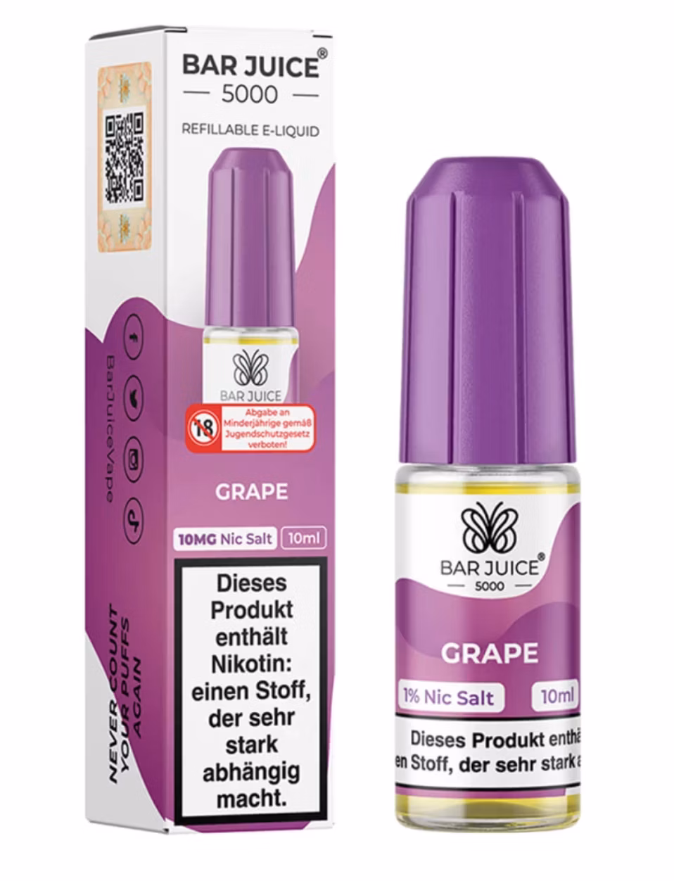 Bar Juice 5000 - Grape - 10ml - 10mg