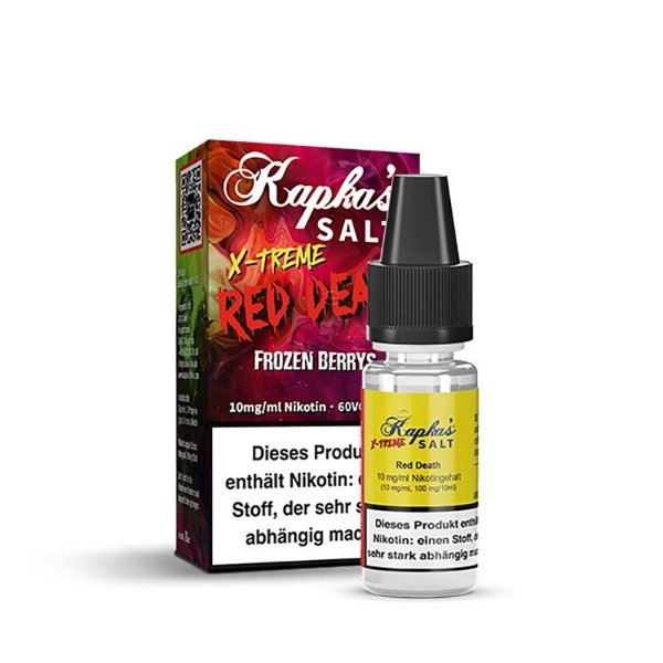 Kapkas - X-TREME - Red Death - Nikotinsalz Liquid - 10ml - 10mg