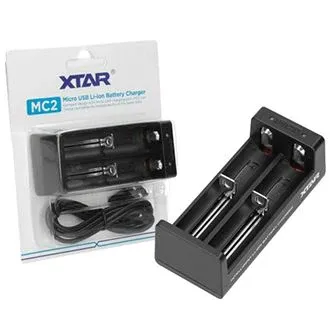 Ladegerät Xtar 2er - MC2 - Micro Usb Li-ion Battery Charger