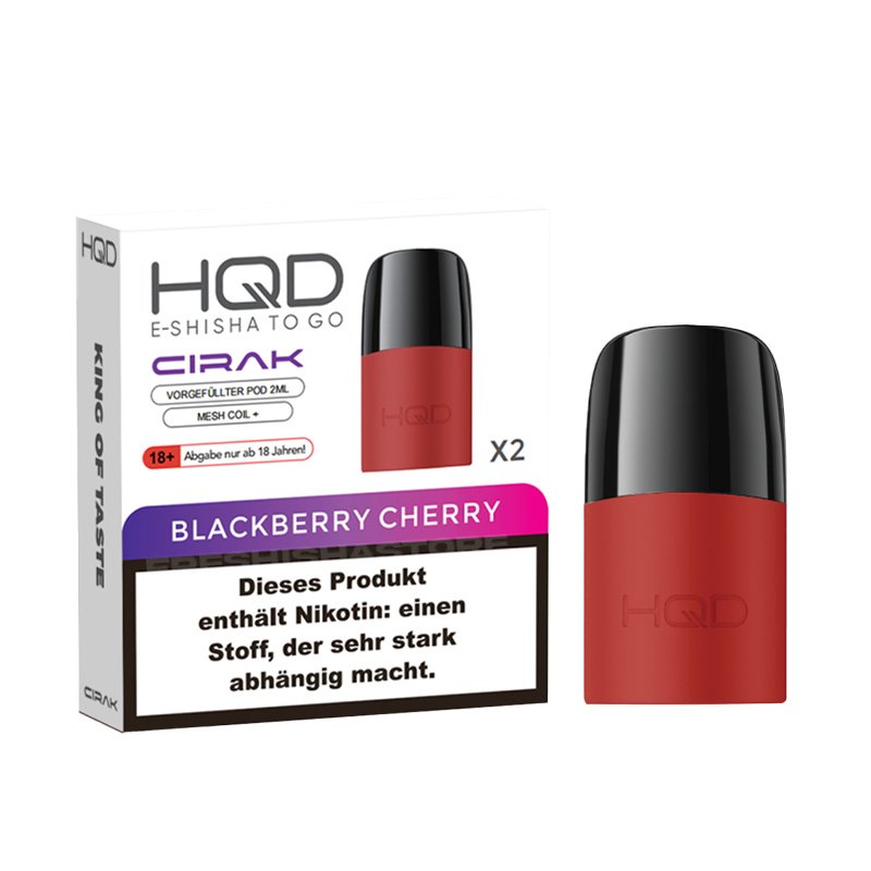 HQD - Cirak - Prefilled Pod - Blackberry Cherry - 2ml - 2er Pack