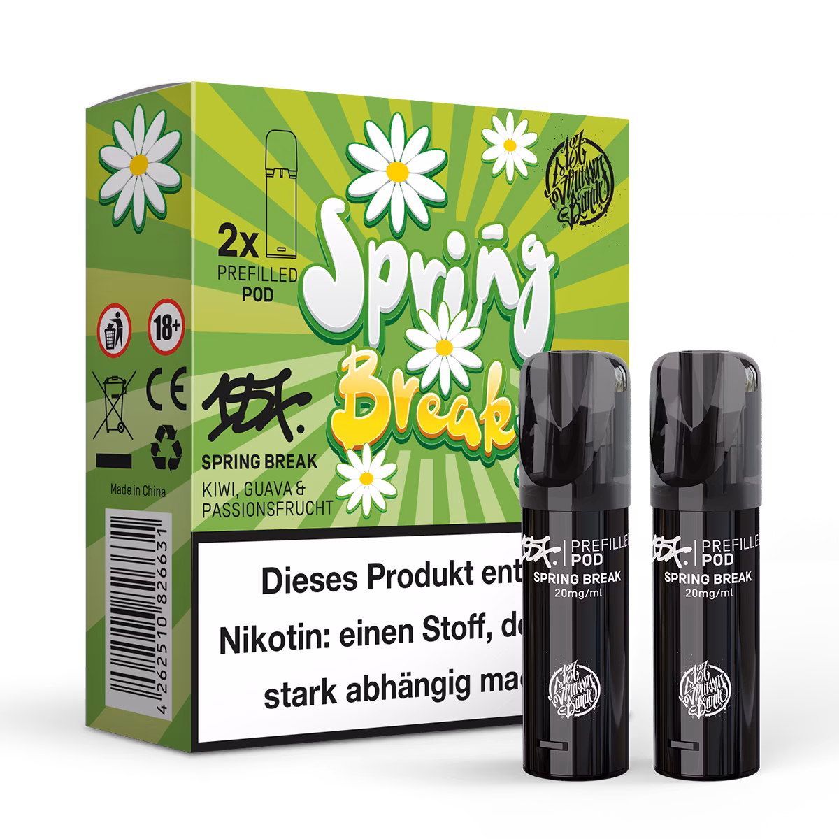 187 Straßenbande - Prefilled Pod Spring Break - 2ml - 2er Pack 