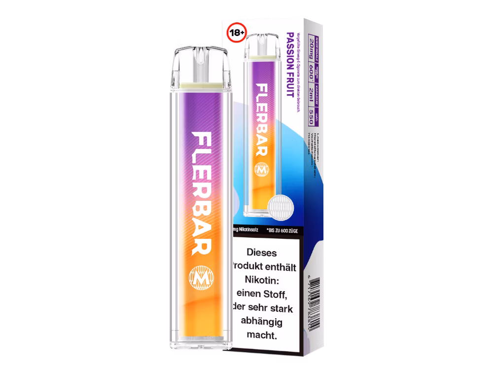 Flerbar - Einweg E-Zigarette - CP - Passion Fruit