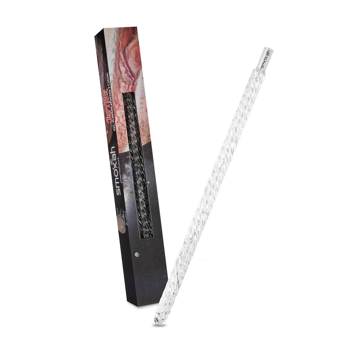 Smokah - Glas Mundstück Jupiter - Transparent