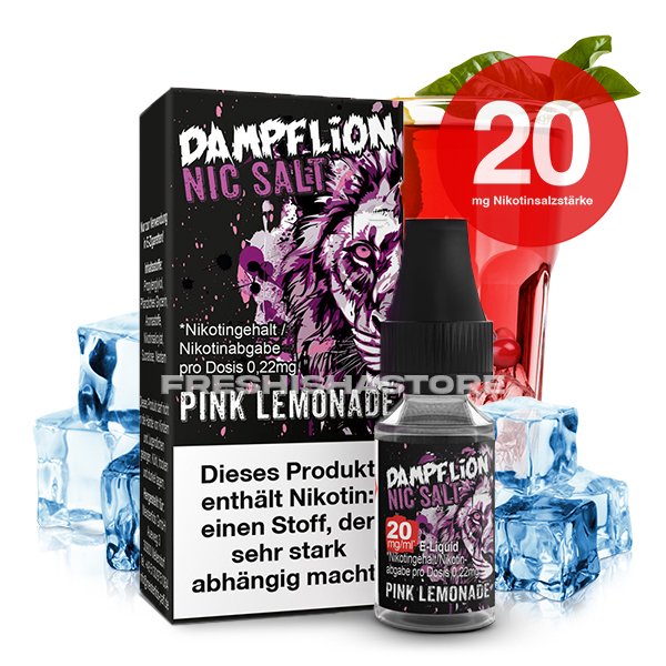 Dampflion - Intense - Pink Lemonade - Nikotinsalz Liquid - 10ml - 20mg