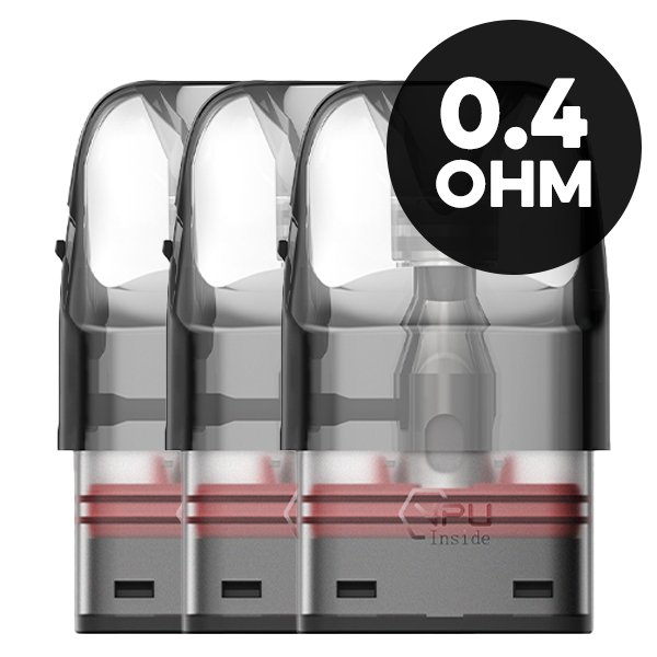 GeekVape - Q - Pod Tank Verdampfer - 0.4 Ohm Mesh-Coil - 3ml - 3er Paket