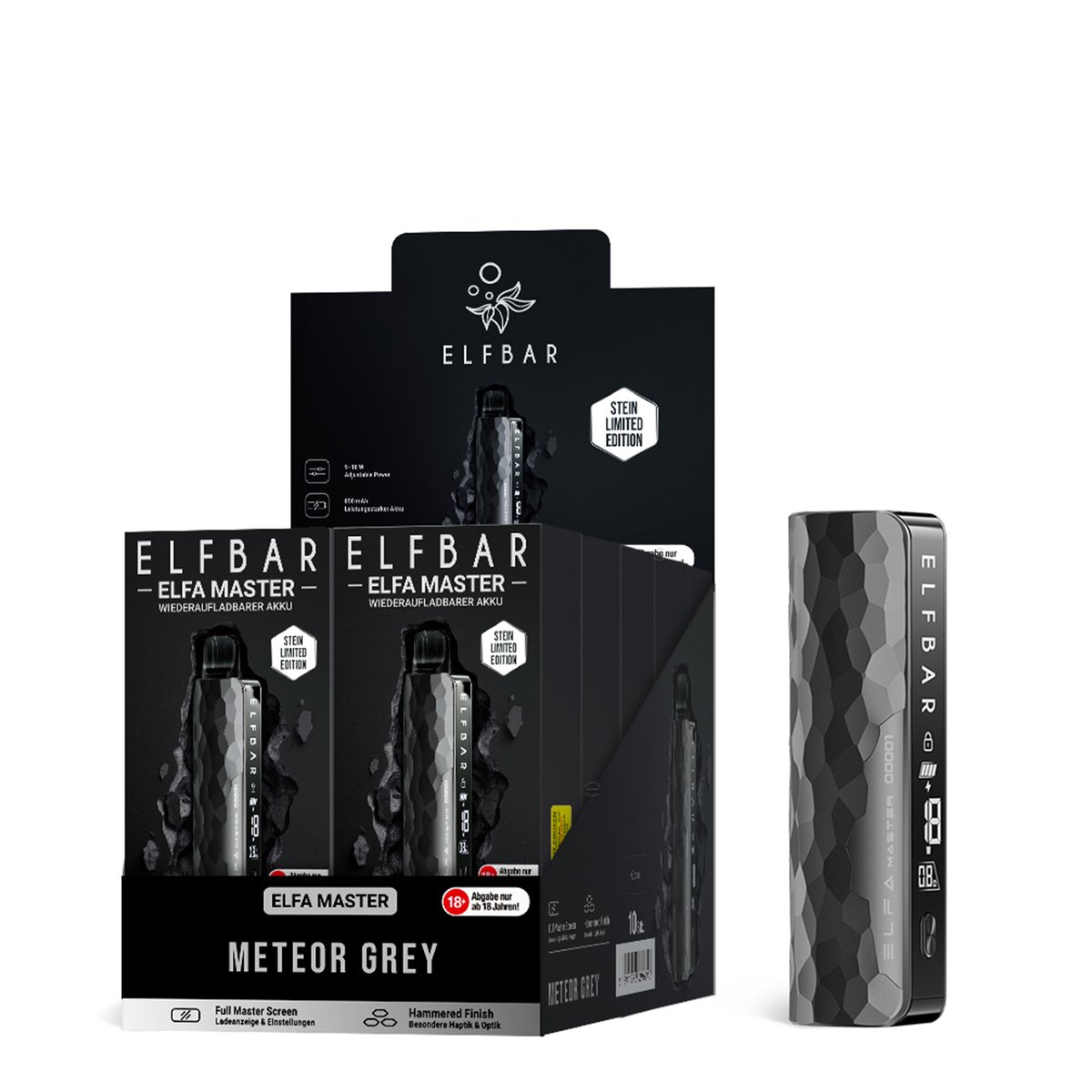 Elfbar - ELFA MASTER - Basisgerät - Meteor Grey (EOL) Elfbar - ELFA MASTER - Basisgerät - Meteor Grey (EOL)