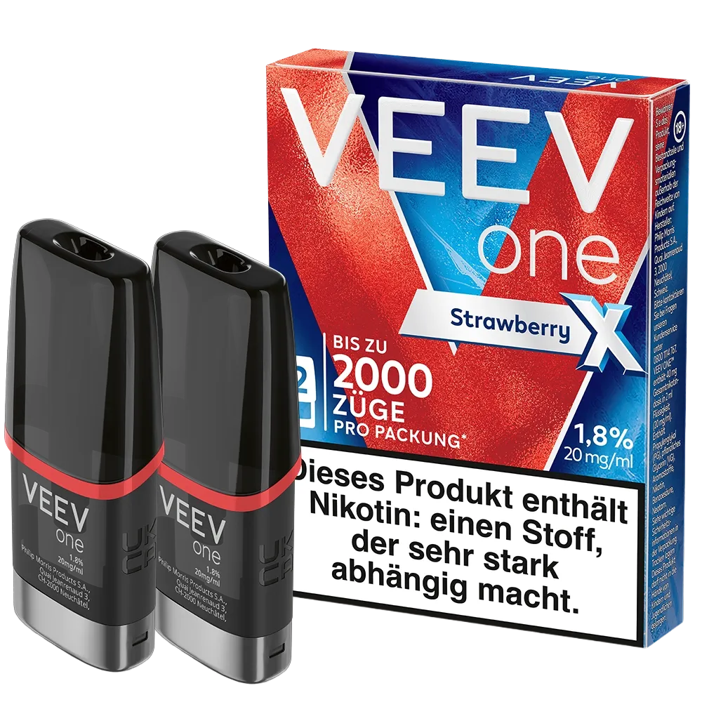 VEEV - ONE - XTRA - Prefilled Pods - 2ml - 20mg - Strawberry