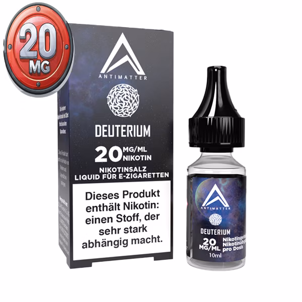 Antimatter Deuterium Nikotinsalz Liquid 10ml | Apfelstrudel & Zimt 