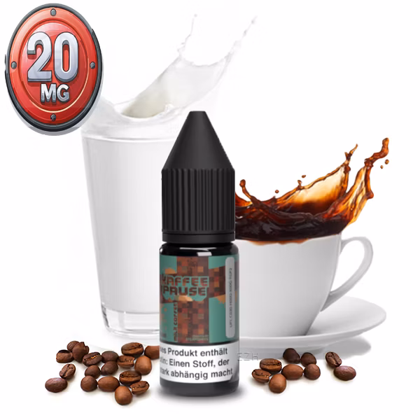 KAFFEEPAUSE by Steamshots - Nicsalt Liquid Milk Coffee 10ml - 20mg 