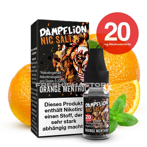 Dampflion - Intense - Orange Menthol - Nikotinsalz Liquid - 10ml - 20mg