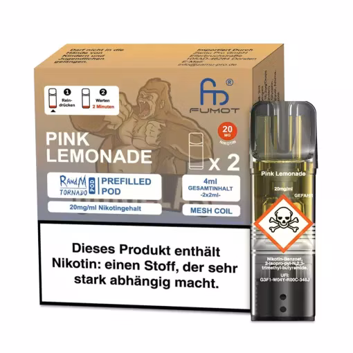Randm Tornado - Prefilled Pod - Pink Lemonade - 2er Pack 