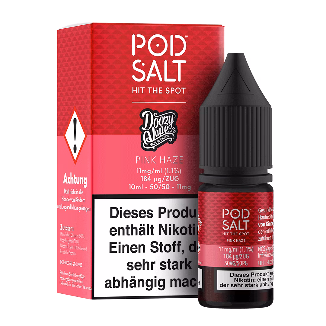 Fusion_PH_11mg-10ml-BoxBottle Pod Salt - Fusion - Pink Haze - Nikotinsalz-Liquid - 10ml - 11mg