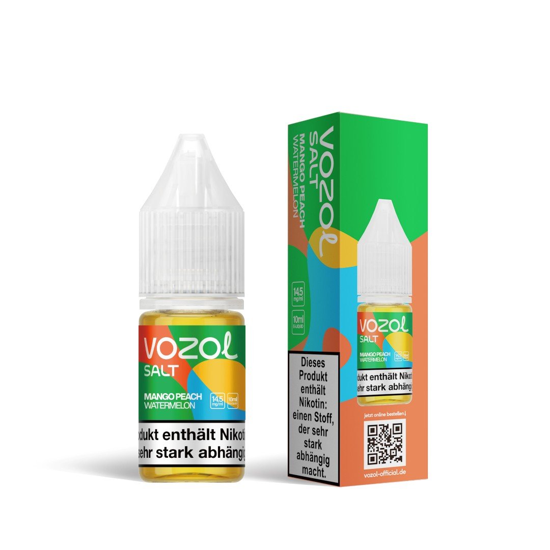Vozol - Nikotinsalz-Liquid - Mango Peach Watermelon - 10ml - 14,5mg