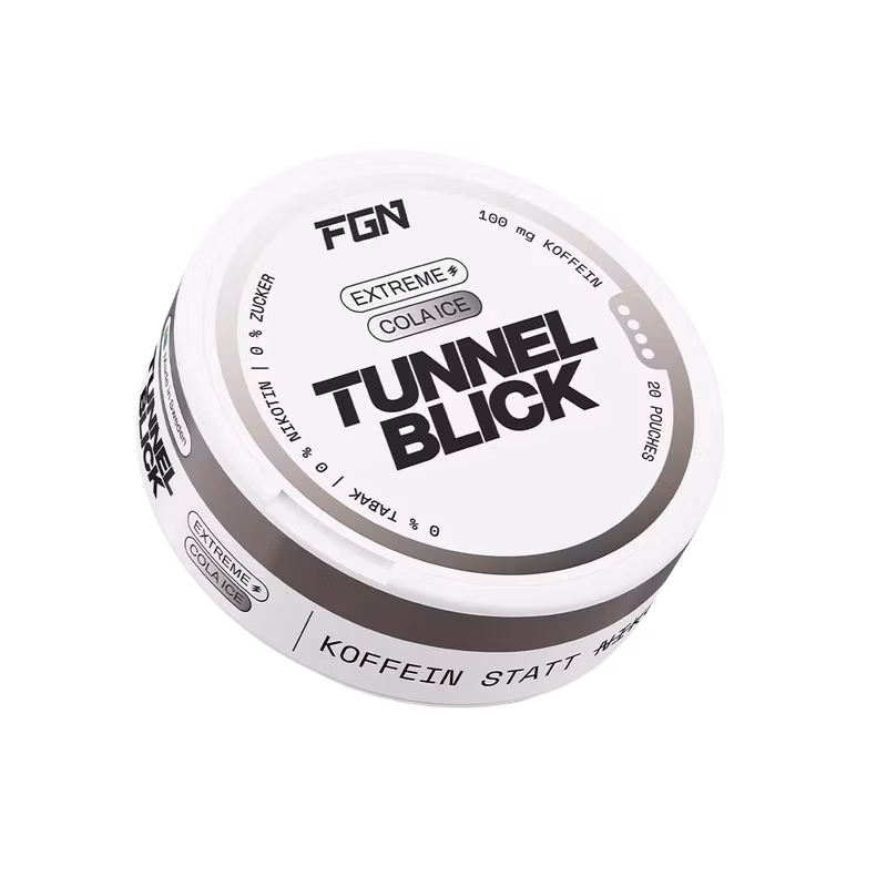 FGN - Tunnelblick - Extreme - Koffein Pouches - Cola Ice - 100mg FGN - Tunnelblick - Extreme - Koffein Pouches - Cola Ice - 100mg