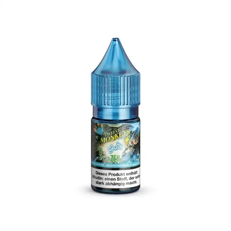 Twelve Monkeys Nikotinsalz-Liquid Iced Zen 10ml 20mg Twelve Monkeys Nikotinsalz-Liquid Iced Zen 10ml 20mg