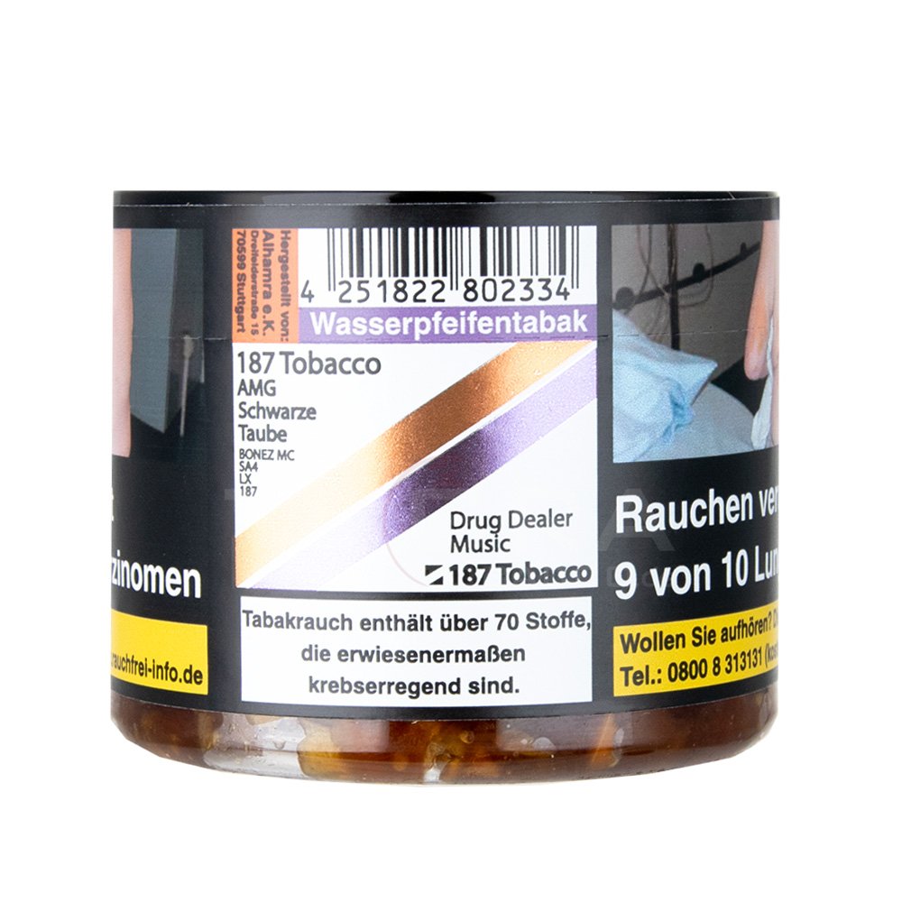 187 Straßenbande Tobacco - AMG Schwarze Taube - 25g