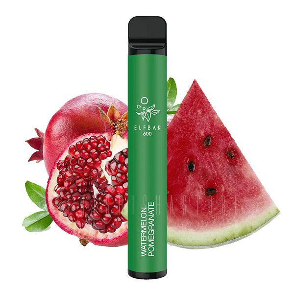 elf-bar-600-einweg-ezigarette-watermelon-pomegrenate Elf Bar 600 Einweg E-Zigarette - Watermelon Pomegrenate - 20mg - Händler
