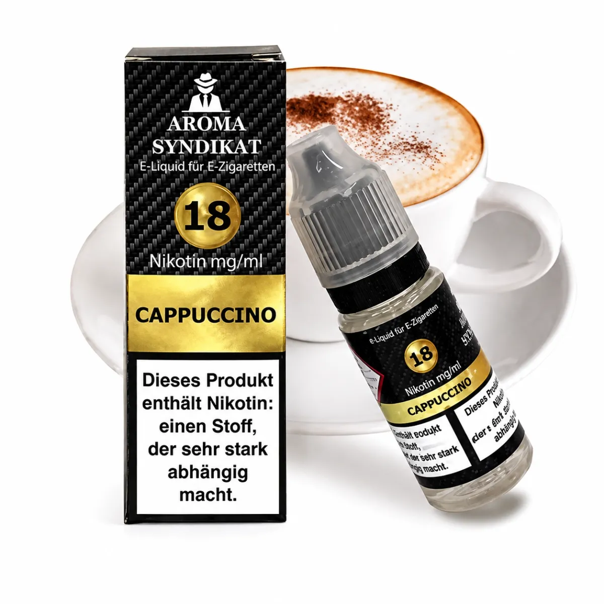 Aroma Syndikat - Nikotinsalz-Liquids - 10ml - Cappuccino - 18mg