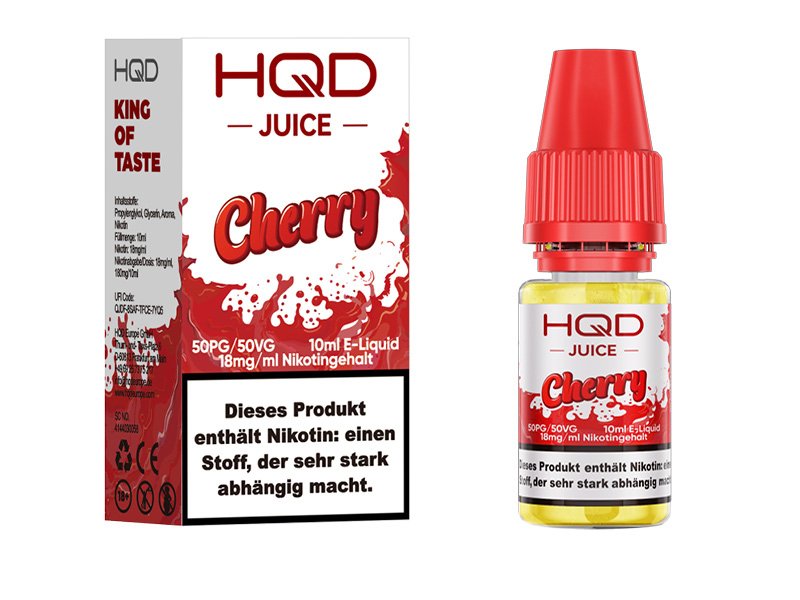 HQD - Juice - Cherry - Nikotinsalz Liquid - 10ml - 18mg