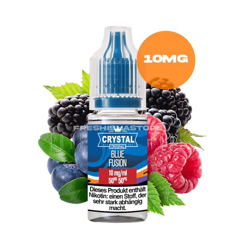 SKE - Crystal Liquid - Blue Fusion - Nikotinsalz Liquid - 10ml - 10mg