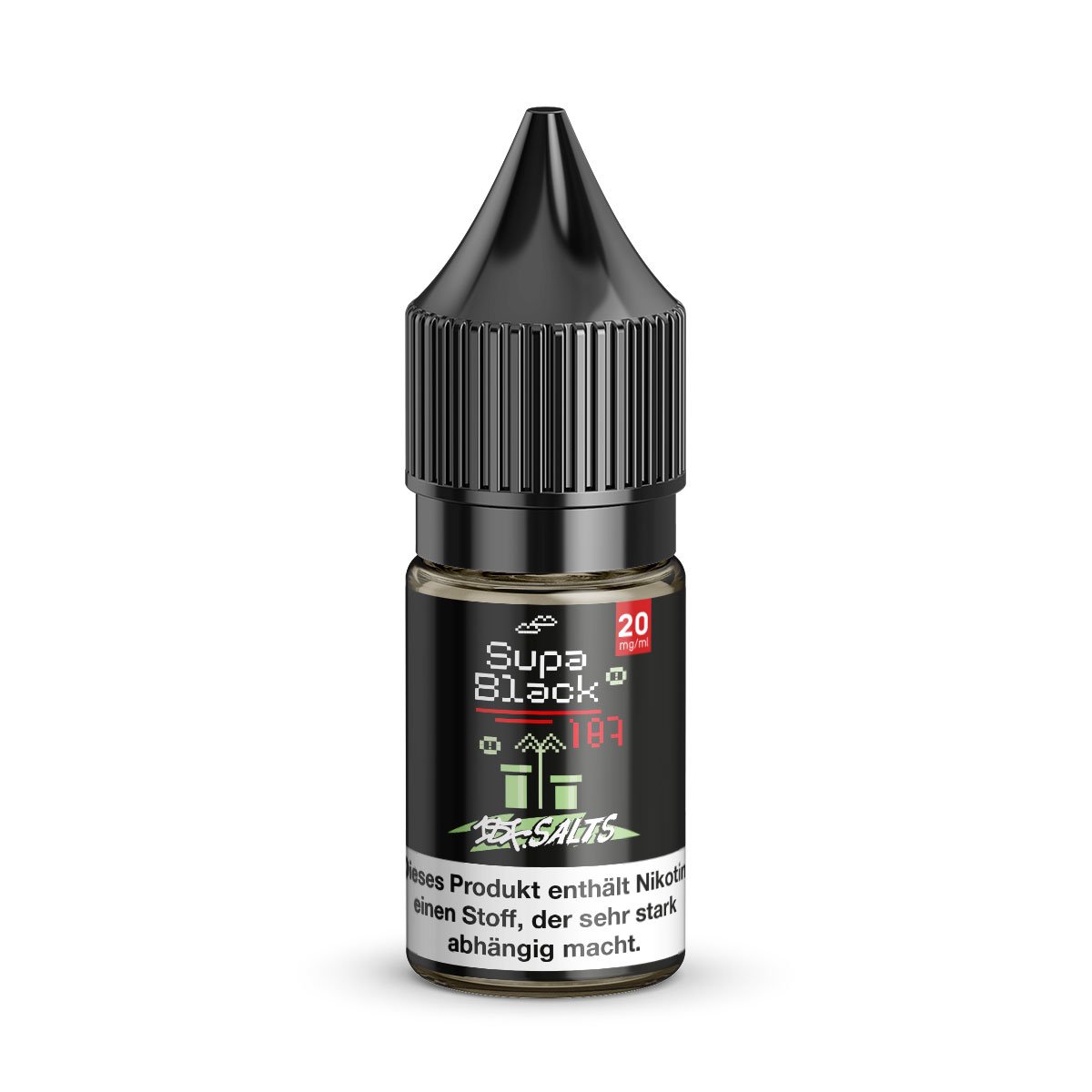 187 Straßenbande - Nikotinsalz-Liquids - 10ml - Supa Black | Nikotinsalz-Stärke : 20mg | Paketgröße : 1er Packung