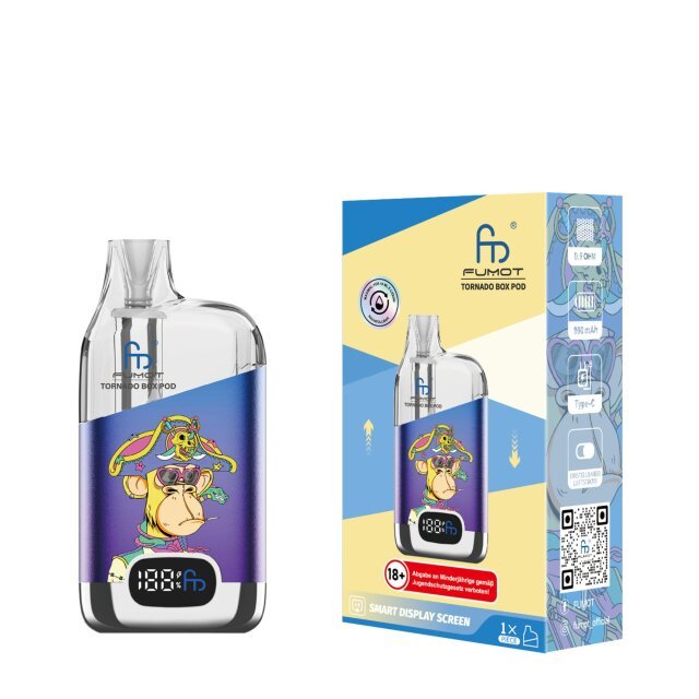 RandM - Tornado Box - 12000 - Pod Kit - Blue Lila