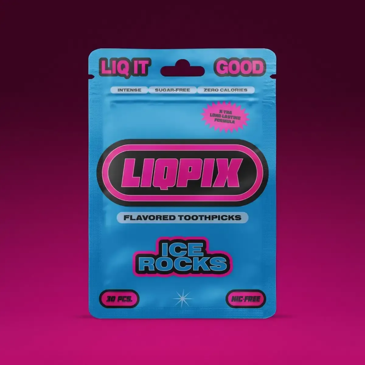 LiqPix Zahnstocher Ice Rocks 30 Stück LiqPix Zahnstocher Ice Rocks 30 Stück