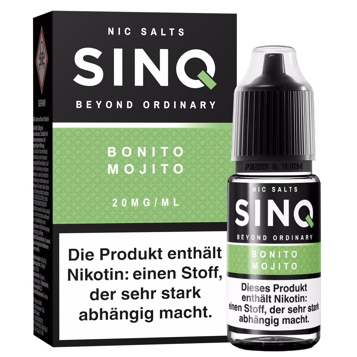 SINQ - Bonito Mojito - Nikotinsalz Liquids - 10ml - 20mg