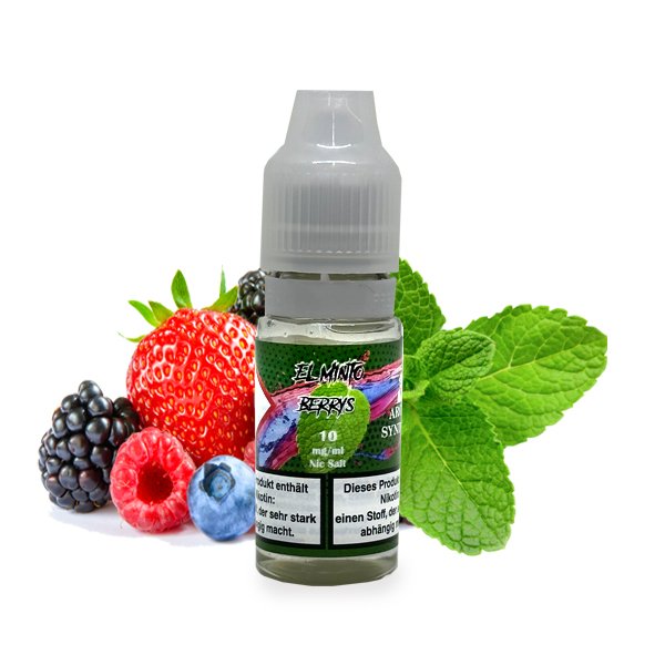 El Minto - Nikotinsalzliquids - 10ml - Berrys - 10mg