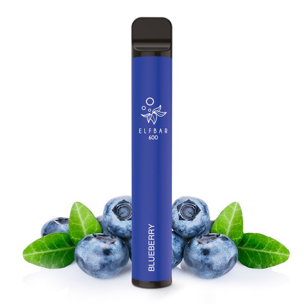 elfbar-blueberry Nikotinfrei - Elfbar - 600 Einweg E-Zigarette - Blueberry - 0mg