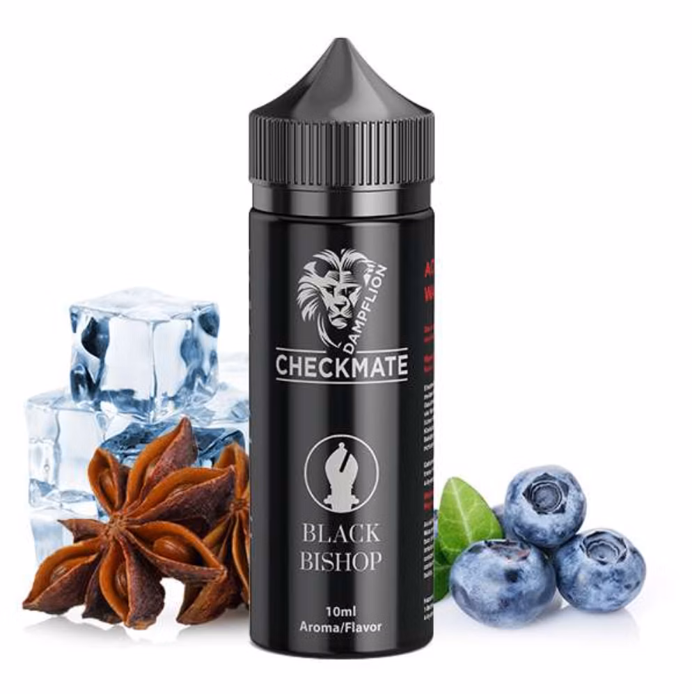 Aroma - Dampflion - Checkmate - Black Bishop - 10ml - mit Steuerbanderole