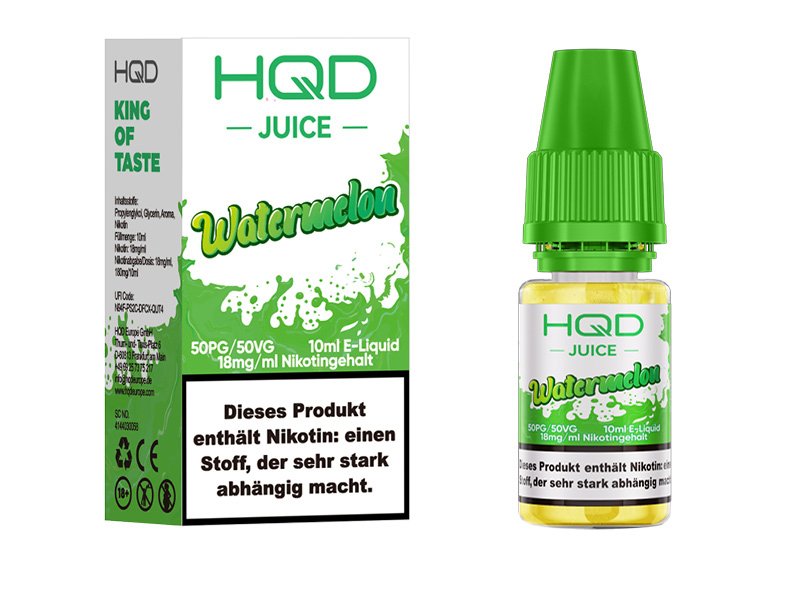 HQD - Juice - Watermelon - Nikotinsalz Liquid - 10ml - 18mg