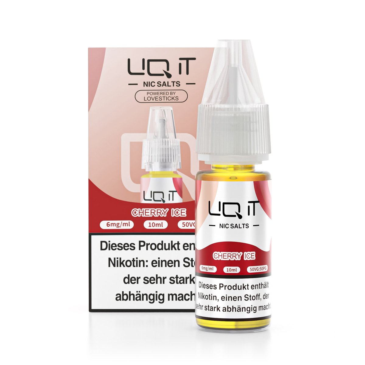 LIQ IT - Nikotinsalz-Liquid - 10ml - Cherry Ice - 6mg
