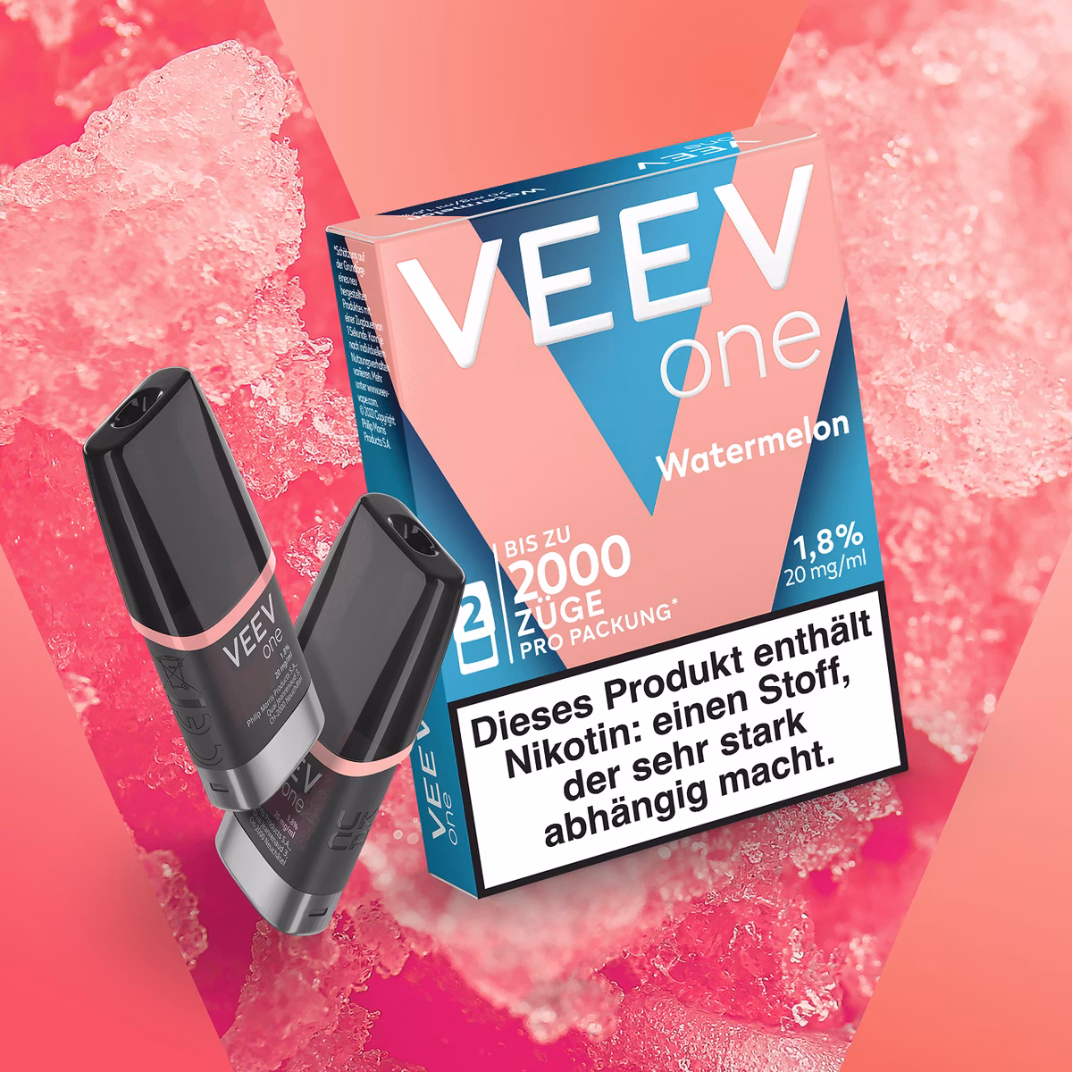 VEEV - ONE - Prefilled Pod - 2ml - Watermelon VEEV - ONE - Prefilled Pod - 2ml - Watermelon