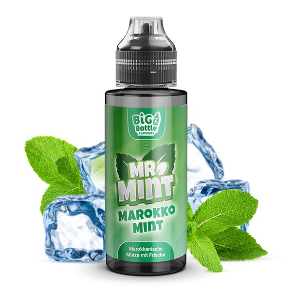 MR. MINT - by BIG BOTTLE - Aroma - 10ml - Marokko Mint | Inhalt : 10ml | Nikotinstärke : 0mg | Paketgröße : 1er Packung