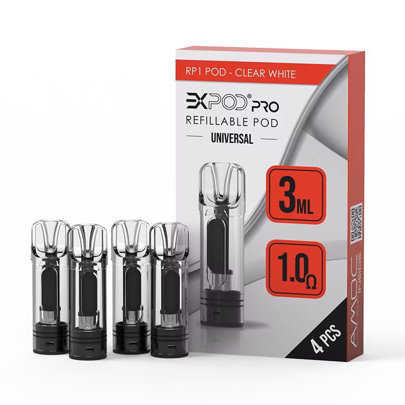 Expod Pro - RP1 Leerpod - Clear White - 4 Stück