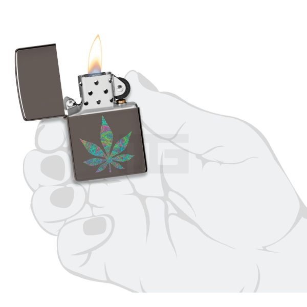 Zippo - Benzinfeuerzeug - Funky Cannabis Design