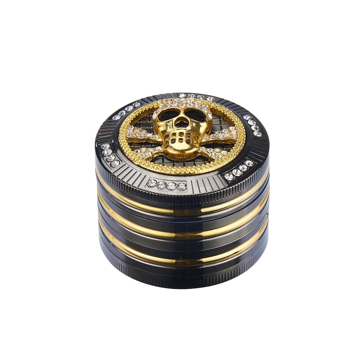 Champ High -Bling Bling Skull - Grinder 50 mm - 4-teilig - Metall