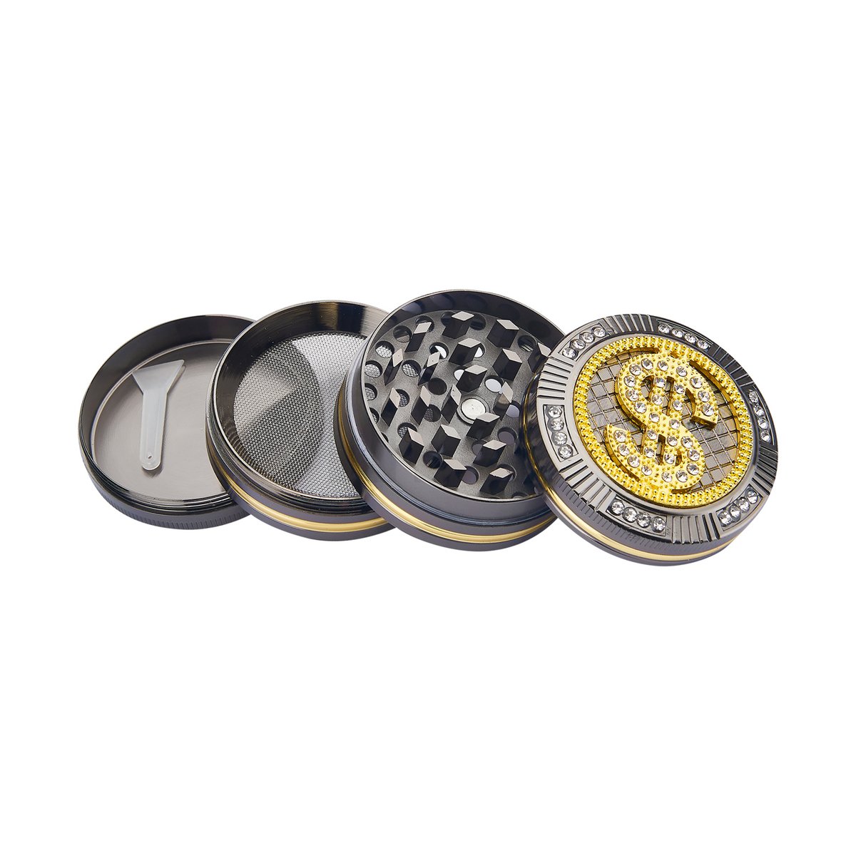 CHAMP HIGH Bling Bling Dollar Grinder – 50 mm