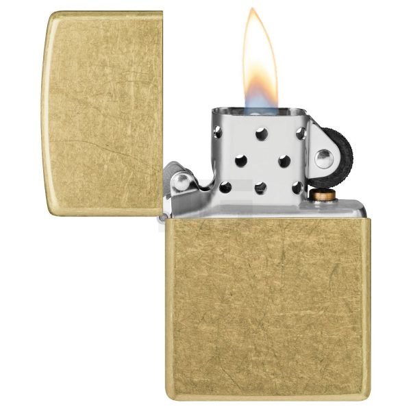 Zippo - Benzinfeuerzeug - Street Brass