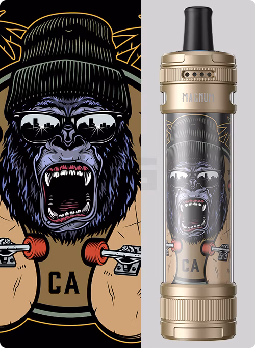 Aspire - Magnum - Pod Kit - Gold & Skate Kong